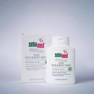 Sebamed Olive Liquid Face & Body Wash for sensitive & dry skin
